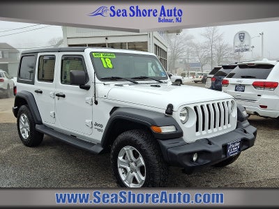 2018 Jeep Wrangler Unlimited Sport S 4x4