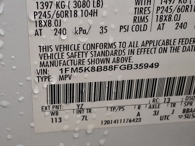 2015 Ford Explorer Base