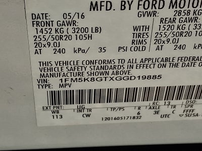 2016 Ford Explorer Sport