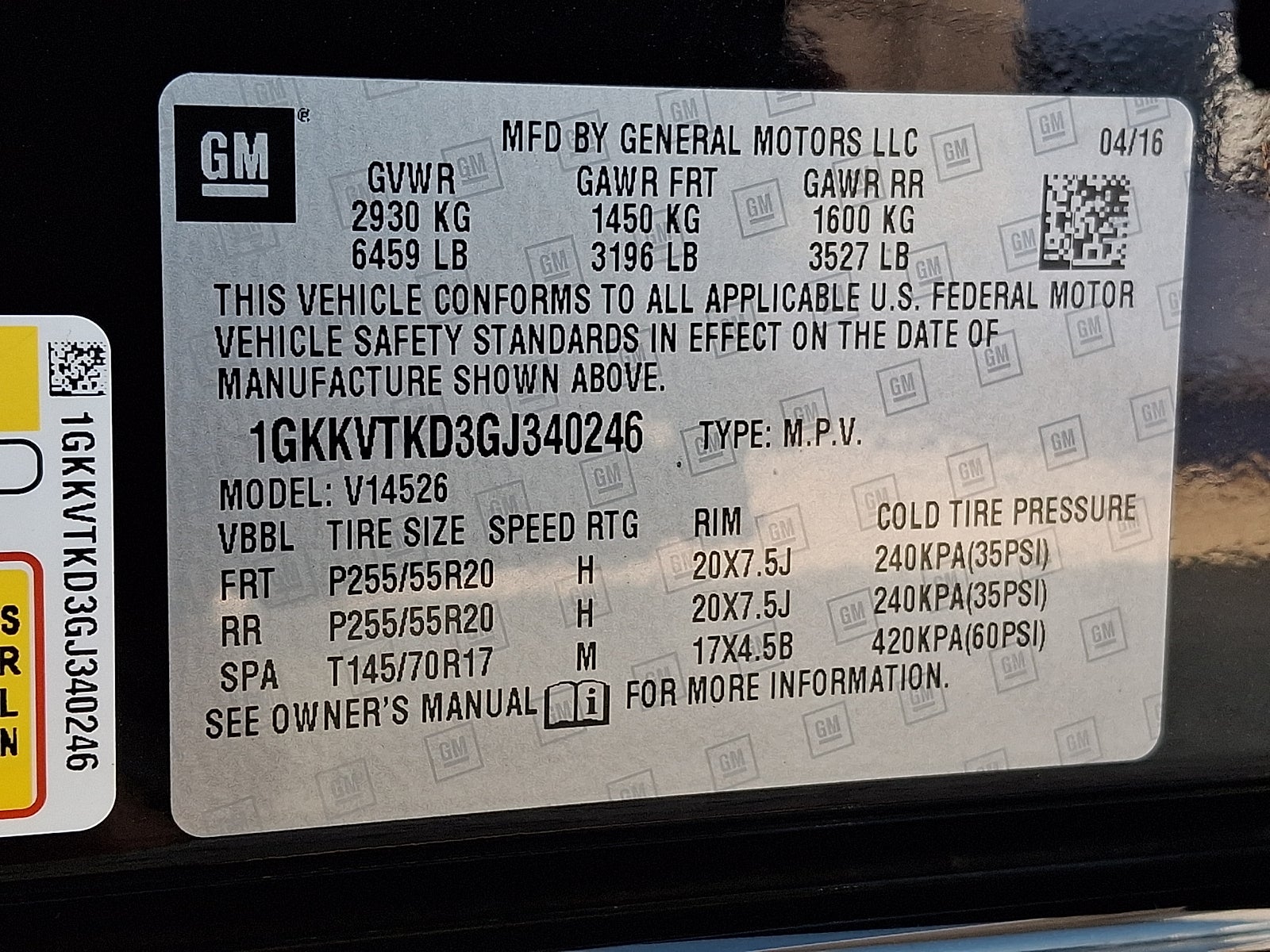 2016 GMC Acadia Denali