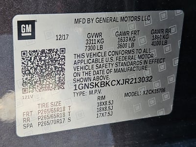 2018 Chevrolet Tahoe LT