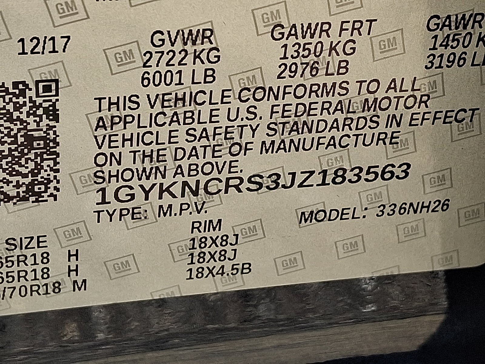 2018 Cadillac XT5 Luxury