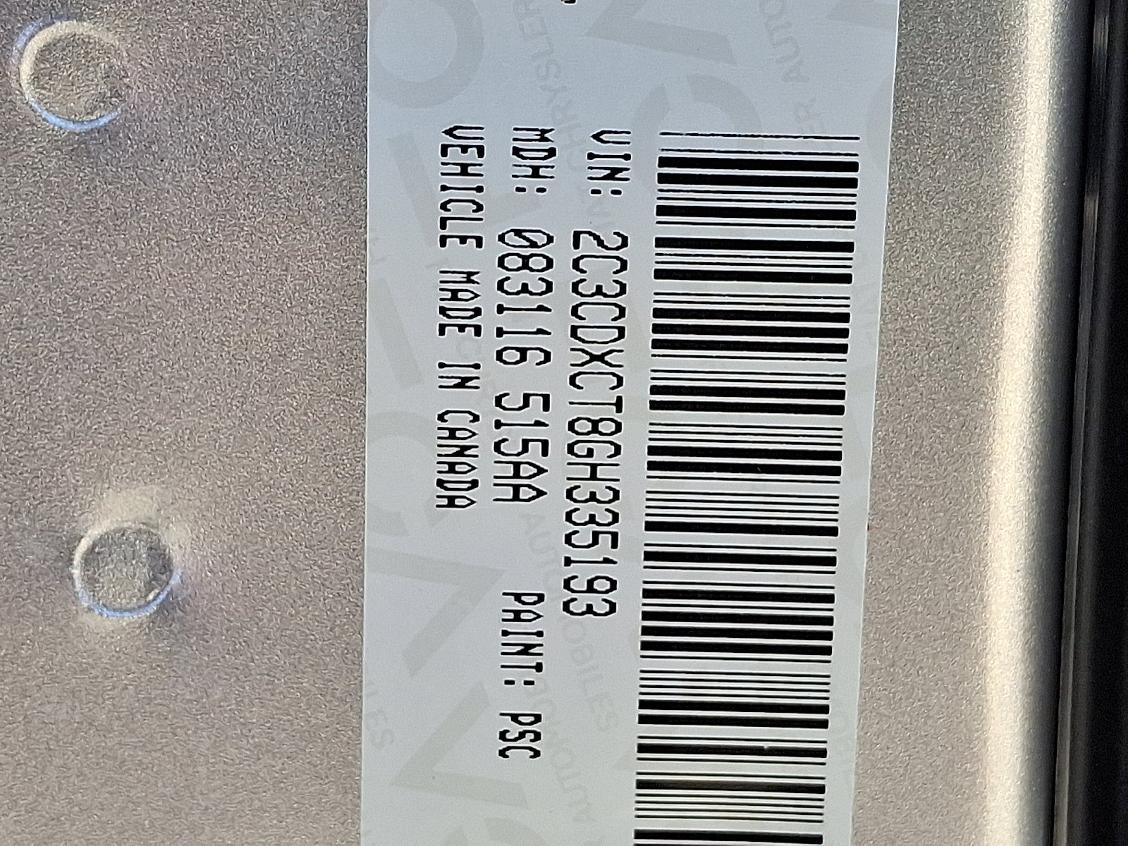 2016 Dodge Charger Road/Track