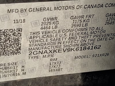 2019 Chevrolet Equinox LT