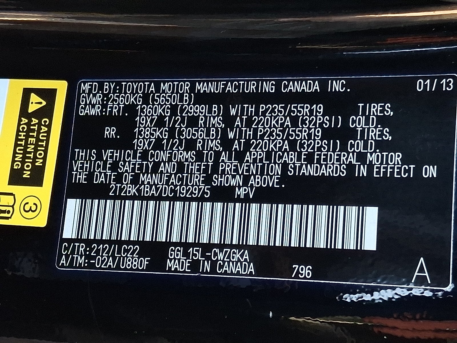2013 Lexus RX 350 F Sport