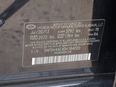 2013 Hyundai Elantra GLS